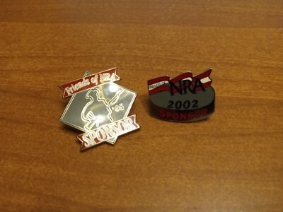 Sponsor Member Pin Vintage N.R.A. Sponsor Pins Lot Of 2 Metal Very Unique And Great ...