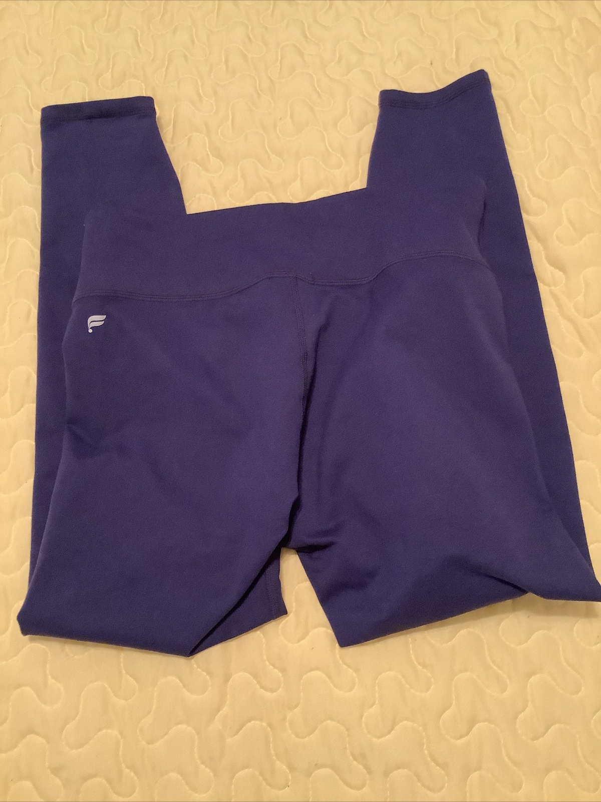 Fabletics Dark Purple Solid Crop Capri Leggings A… - image 1