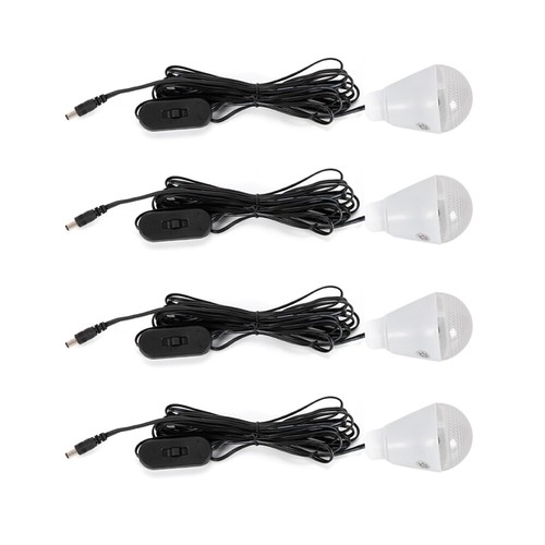 Solar Panel Kit Power Generator Portable Battery Pack Power Station With 4 Bulbs - Picture 16 of 16