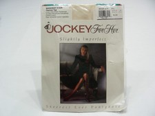JOCKEY FOR HER - ANTIQUE WHITE - SMALL SIZE PANTYHOSE  SLIGHTLY IMPERFECT 