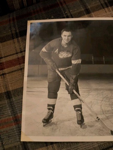 1950S RED KELLY NHL HOCKEY DETROIT RED WINGS AUTOGRAPH PHOTO AHL OHA ECHL WHL  - Picture 2 of 5