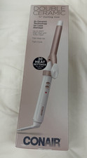 Conair Double Ceramic Curling Iron White/Rose Gold 3/4 Inch Barrel