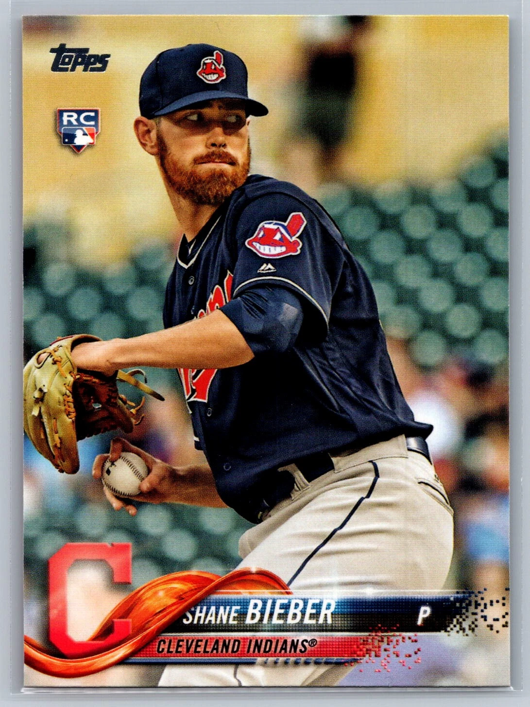 Shane Bieber trading card