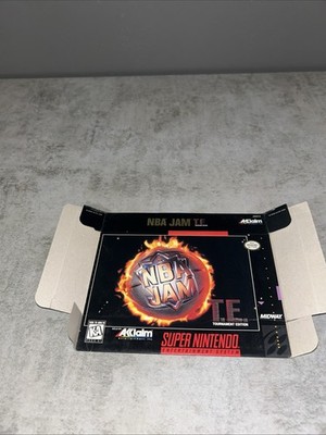 NBA Jam: Tournament Edition T.E. Super Nintendo SNES Box Only