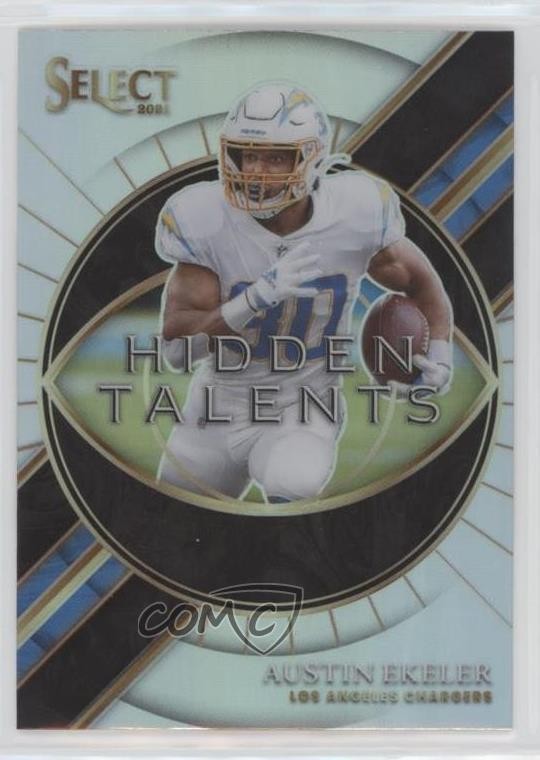 2021 Panini Select Hidden Talents Silver Prizm Austin Ekeler #HT-4 uk2