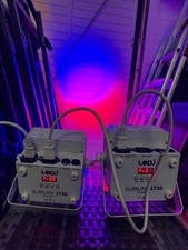 Pair of LEDJ Slimline 1T36 par cans/uplighters