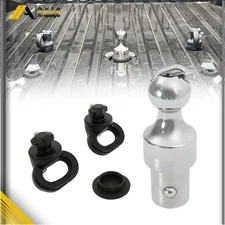 For Ram Truck Puck System 2-5/16" Gooseneck Ball & Safety Chain Anchor Kit 60638