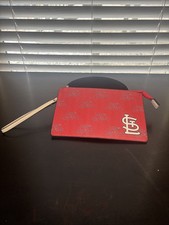 St. Louis Cardinals Victory Wristlet Wallet Clutch Red  9x6 Inside Pockets NWT