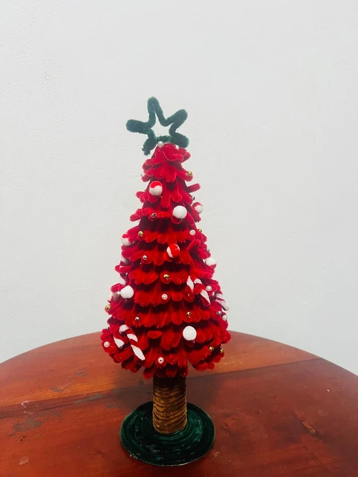 Christmas Tree Mini Tabletop 14inches(37cm) Decoration( Pipe Cleaner) - Image 4 of 4