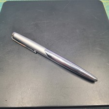 1970s Vintage Pilot Ballpoint Steel Body Pen From Japan Tested Blue Ink