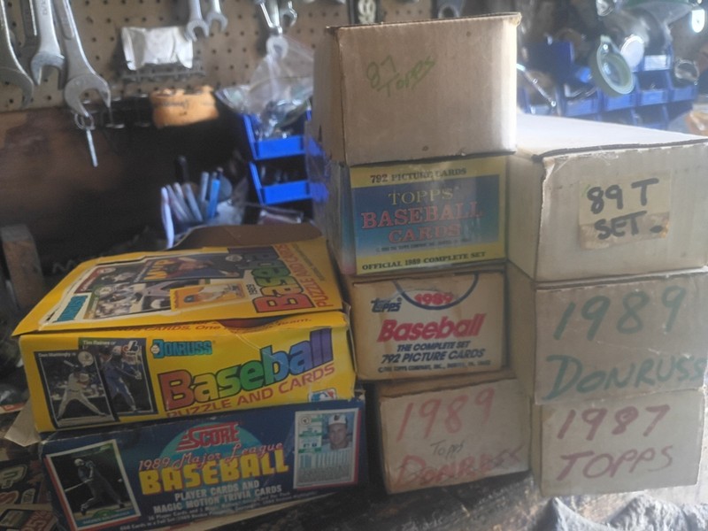 major league baseball cards lot vintage Topps Donruss score 