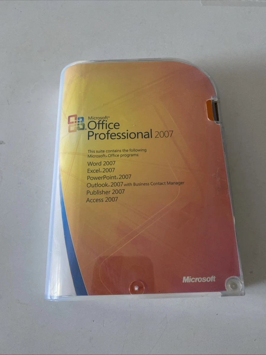 Microsoft Office 2007 for sale - eBay