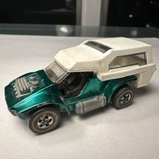 Hot Wheels Redline POWER PAD. Green With White Camper. Rare Color. USA Original
