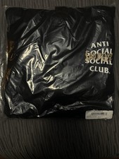 Junior H Sad Boyz x Anti Social Social Club Hoodie Black And Gold