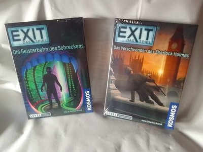 2 x EXIT das Spiel NEU&OVP, das Verschwinden dess. Holmes, Die Geisterbahn des .