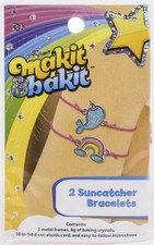 3 Pack - Colorbok Makit & Bakit Suncatcher Kit-Bracelets Charms 2/Pkg - 5A003H03