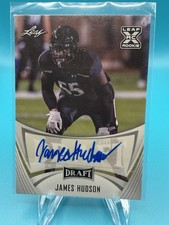 2021 Leaf Draft James Hudson #BA-JH4 Auto RC
