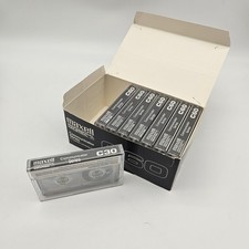 Maxell C60 C30 Cassette Tapes Lot Communicator Series Pro PI Audio 10pcs Box