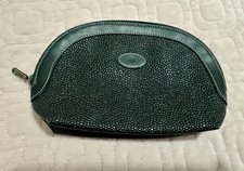 Genuine Vintage Black Mulberry Makeup Bag Zip Clutch Purse Very Good Condition