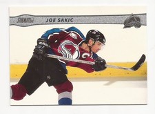 2001-02 Topps Stadium Club Hockey Colorado Avalanche Joe Sakic Card #61
