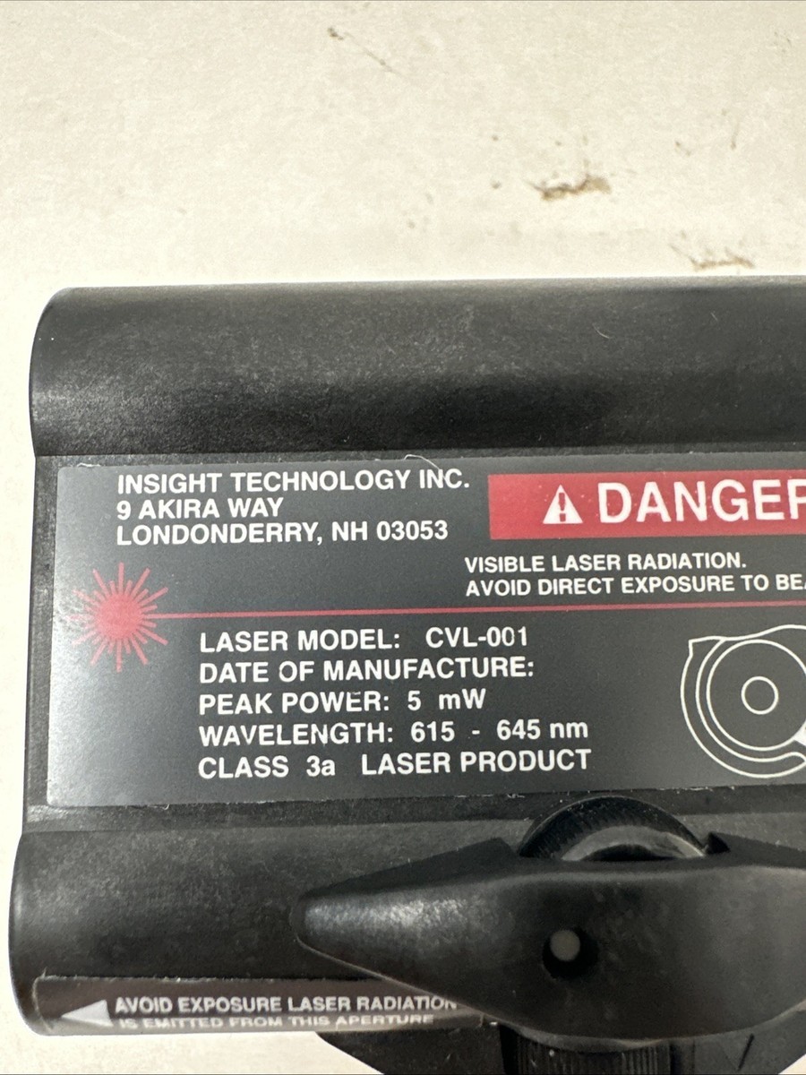 Insight AN/PEQ-5 CVL Carbine Visible Laser PAQ Red GWOT Clone