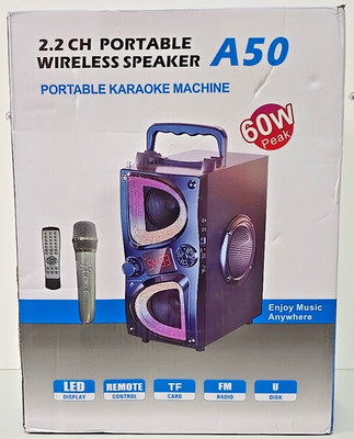 Bluetooth Speaker, 60W(Peak) Wireless Portable Small Home Party Speakers