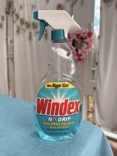 Windex No Drip 26 Fl Oz Bottle 1998 50% Full Discontinued