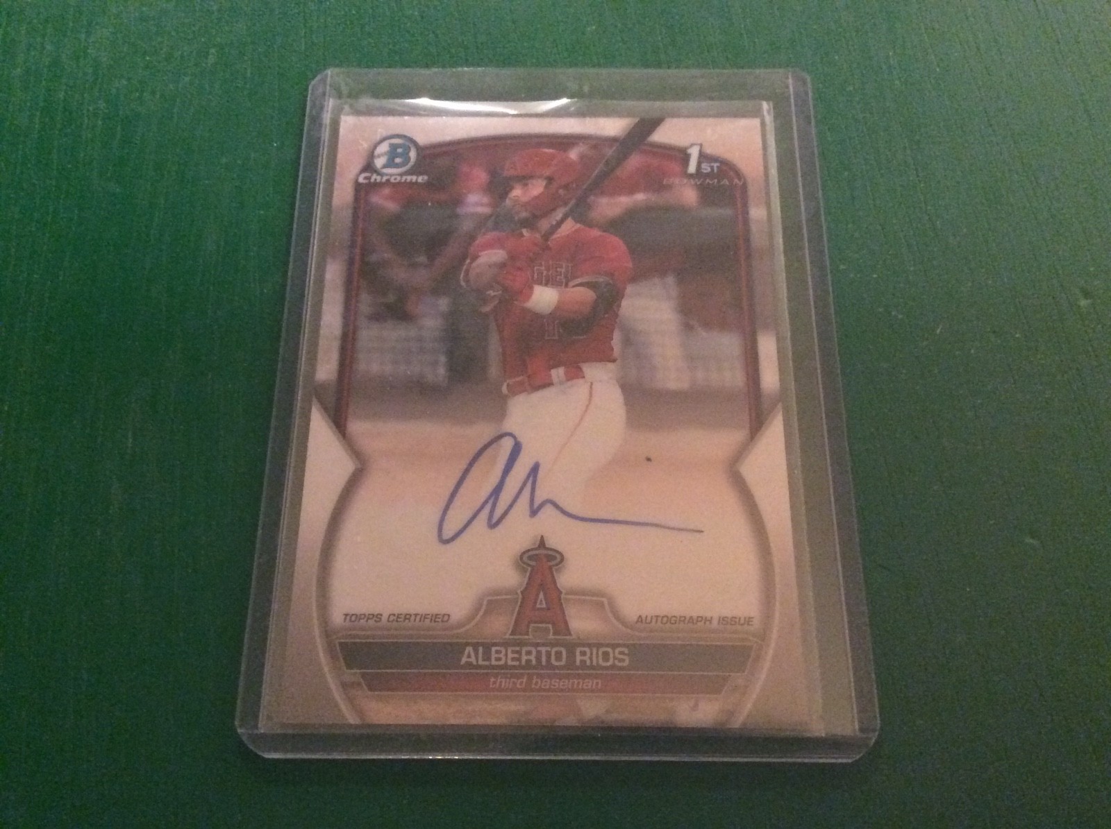 2023 Bowman Draft - Chrome Prospect Autographs Alberto Rios #CDA-AR (AU, RC)