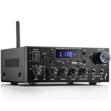 KS-33BT 2.1CH Stereo Audio Amplifier Receiver with Active Subwoofer Output, R...