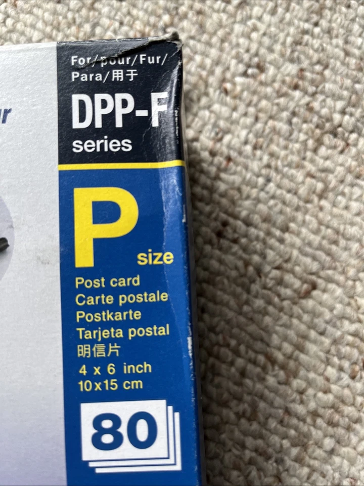 Sony Color Printing Pack For DPP-F   P  Size 4x6 80 SVM-F80P Super Coat 2 - 2005 - Image 2 of 4