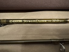 G Loomis Stream Dance GLX 4 Piece 9ft 5# Fly Rod In Bag and Carry Case SUPERB 