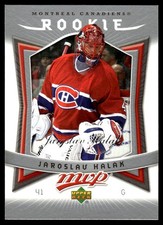 2007-08 Upper Deck MVP #311 Jaroslav Halak Montreal Canadiens Rookie Hockey Card. rookie card picture