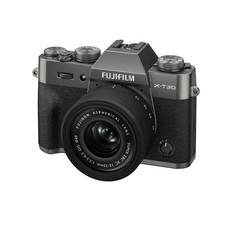 FUJIFILM X-T30 III Mirrorless Camera Body, with XC13-33mm, Charcoal Silver