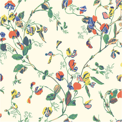 WALLPAPER - COLE & SON - 115/11032 - 21'' x 11 YDS - CREAM - NEW - 2 ROLL