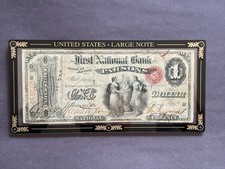 1865 1$ FIRST NATIONAL BANK NOTE of PARSONS, KANSAS, Possible Rare??