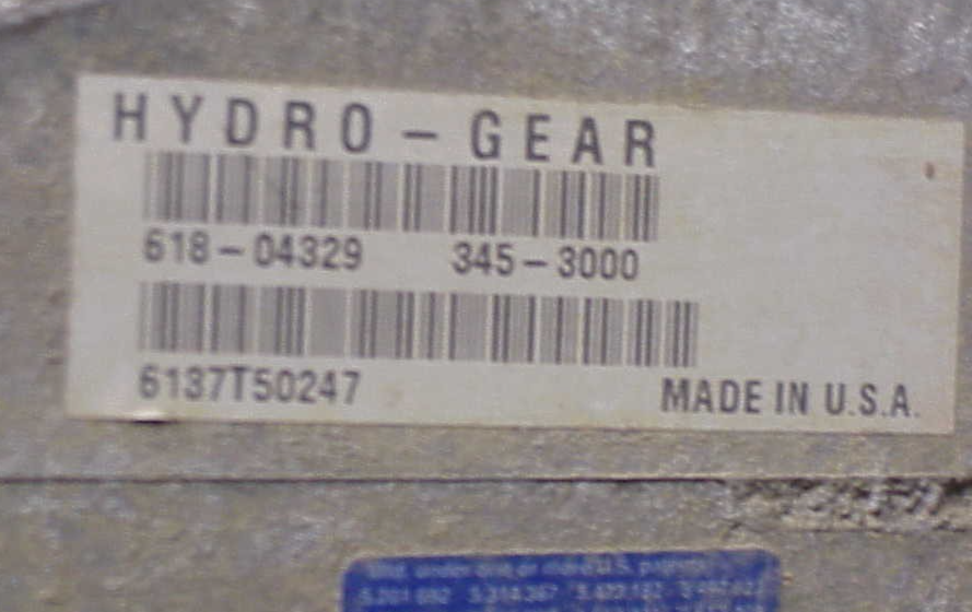 Transmission Hydro Gear 618-04329 Transaxle for Cub Cadet GT1554