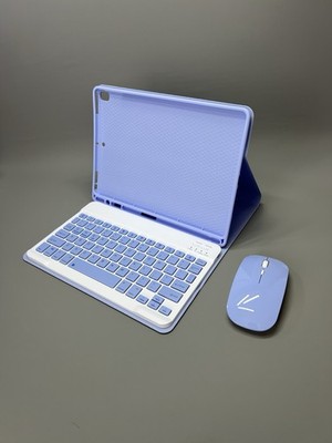 Folio Tastatur Maus Abdeckung Ständer Hülle für iPad 9. 8. 7. 10,2 Zoll & Air 10,5 Zoll