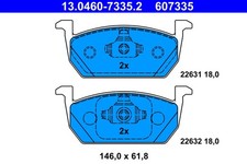 Bremsbelagsatz Scheibenbremse ATE 13.0460-7335.2 für SEAT SKODA AUDI VW A1 AW1 6