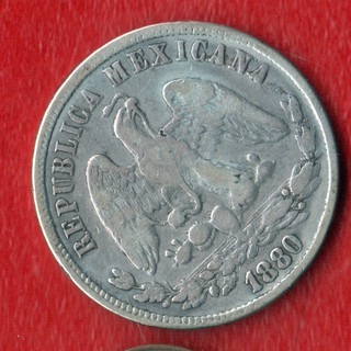1880 Pi NGC exico 50 Centavos Balance Scale Rare Coin