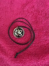Astral Pentagram Necklace Pendant Pagan Witch Occult