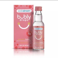 SodaStream Bubly drops Pink Grapefruit Fruit Drops 1.36 oz 1 pk