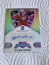 2025 Panini Crusade Baseball #CS-DCW Dylan Crews Autograph RC 60/99