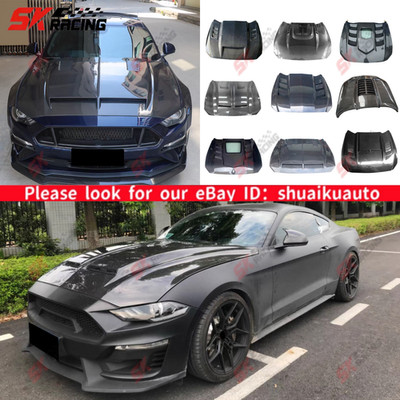 Fits 2015-17 18-23 Ford Mustang A/B/C/D/E/F/G/H/I Style Front Hood Panels Cover