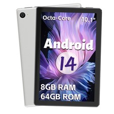 Octa-Core Android 14 Tablet 10.1" Wifi 2.4G 5G BT 5.3 Widevine L1 Google Play