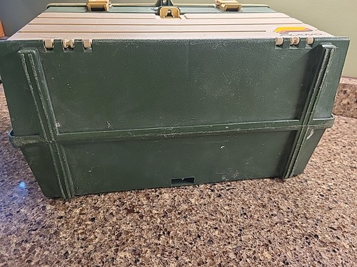 Plano 787 Tackle Box Large Flip Top 4 Trays/Drawers Fishing Organizer Vintage - Picture 6 of 14