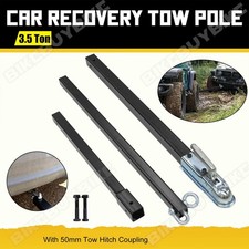 3.5 Ton Vehicle Recovery Tow Pole Ridged Towing Bar 2.5M Heavy Duty Car Van Auto