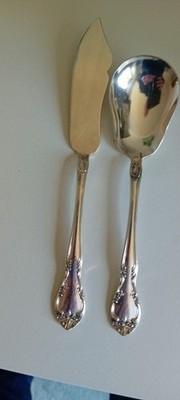 Gorham Silverplated  Master Butter Knife &Sugar Spoon Set ''New Elegance''