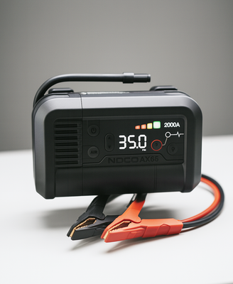 【NOA】 NOCO Boost + Air AX65 2000A UltraSafe Jump Starter with 22A Air