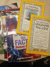 6 Just the Facts magazines & two 1958 & '59 National Geographic Coke advertise