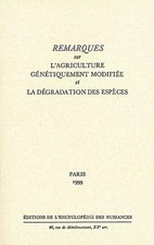 Anmerkungen zu l'gentechnisch veränderter Landwirtschaft und Abbau von es